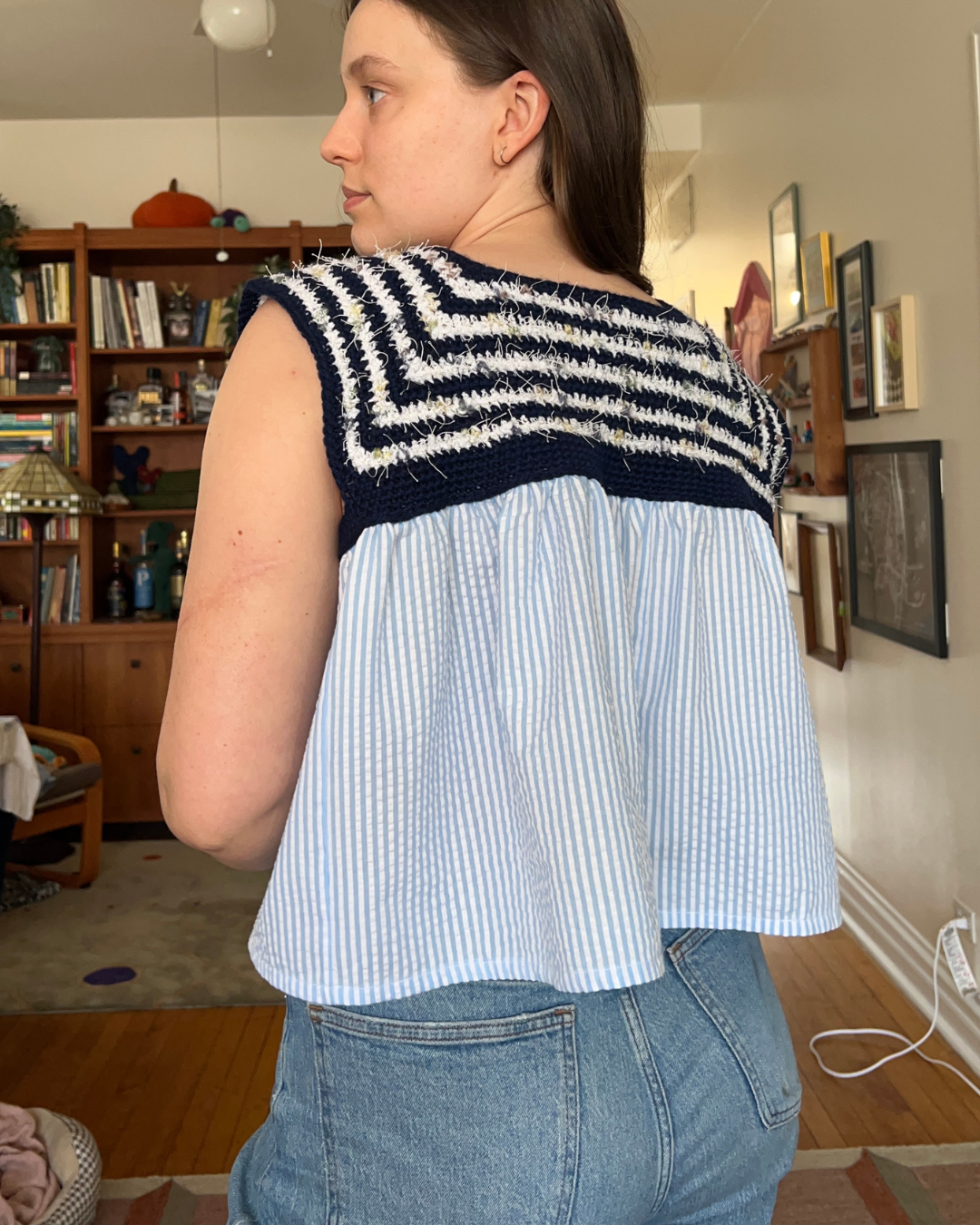 Double Stripey Top